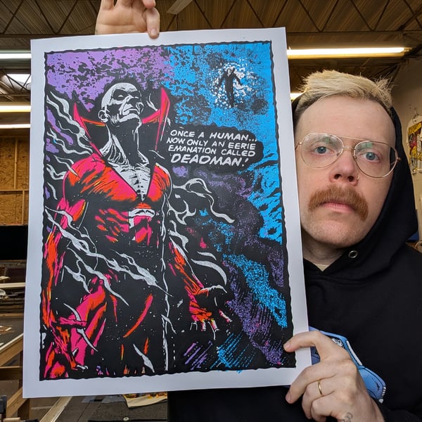 Image of Ghosted! Blacklight Poster