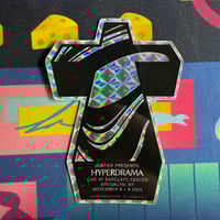 Hyperdrama Tour Brooklyn NYC Cross - Prismatic Vinyl Sticker