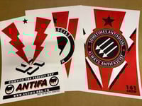 Image 1 of Antifa Antifascist Posters Set of 3 A3 size