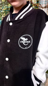 Image 3 of RAPTOR ASSAILLANT // Veste Teddy enfant noir et blanc