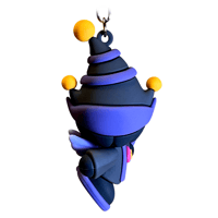 Image 2 of Lil Wizard Keychain (Shadow Grey)