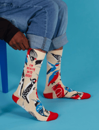 Image 8 of Really Into Birds Crew Socks