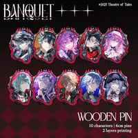 Image 1 of BANQUET Wooden Pin