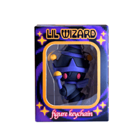 Image 3 of Lil Wizard Keychain (Shadow Grey)