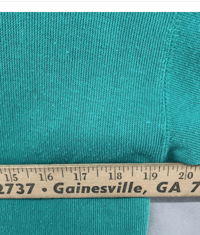 Image 4 of Vintage Chance Encounters Green Long Sleeve Knit Cardigan Sweater Small Women