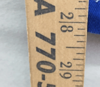 Image 5 of New Rue21 Blue Straight Leg Cargo Denim Jeans Casual Young Adult Size L Women