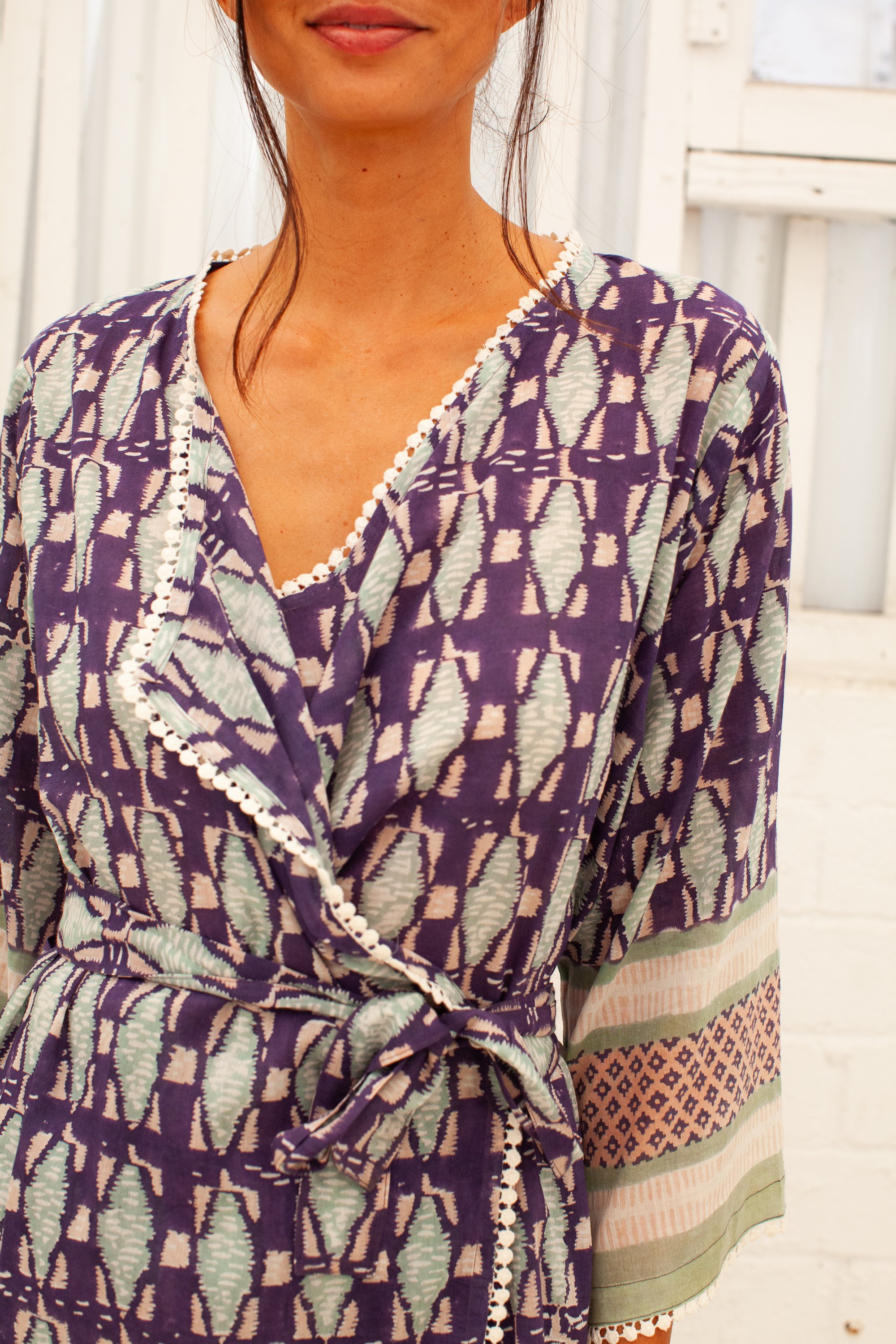 Kimono Top / Dress | Kerry Cassill - Luxury Indian printed Bedding and Apparel Kimono Top / Dress | Kerry Cassill - Luxury Indian printed Bedding and Apparel