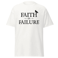 Image 1 of FAITH IN FAILURE "Traditional Logo" White T-Shirt