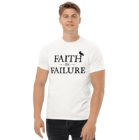 Image 2 of FAITH IN FAILURE "Traditional Logo" White T-Shirt