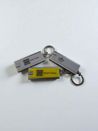 Image 2 of Printed Mini Powerful LED Flashlights Keychain