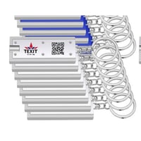 Image 1 of Printed Mini Powerful LED Flashlights Keychain