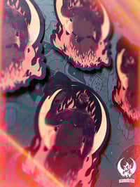 Image 1 of Flogged In Fire and Moonlight - Sticker
