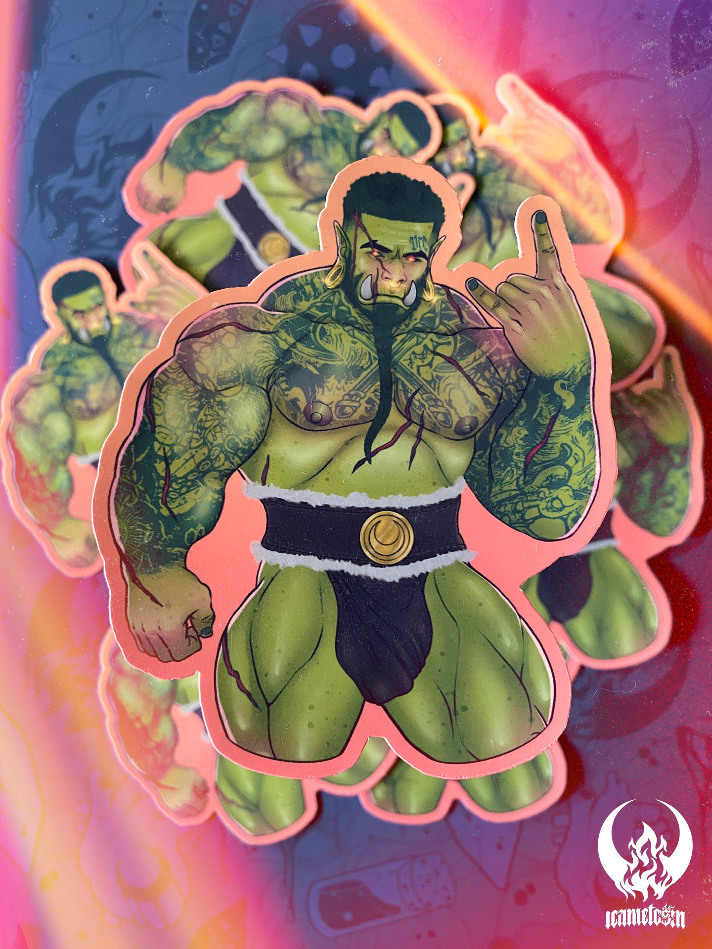 Orc Daddy! - Sticker | icametosin