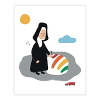 Image 1 of Sister Corita Kent Painting 8" x 10" Art Print