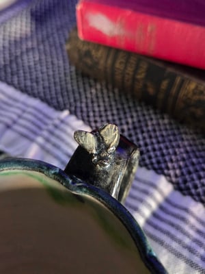 Image of Web Mug - Gold/Blue Dusk, Rounded 