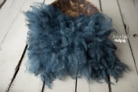 Dark Denim hand felted fur
