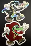 Rock on Gator Sticker Bundle