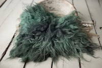 Myrtle Green hand felted fur