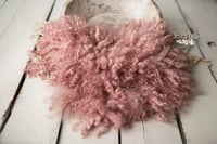 Dusky Rose hand felted fur