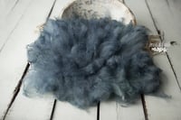 Vintage Denim hand felted fur