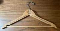 Vintage Sheraton Hotel Wooden Coat Hanger