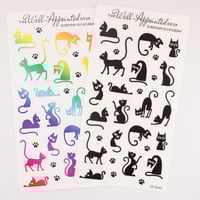 Image 3 of  Everyday is Caturday Sticker Sheet (25-006)