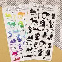 Image 1 of  Everyday is Caturday Sticker Sheet (25-006)