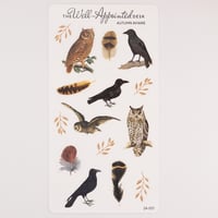 Image 2 of Autumnal Avians Sticker Sheet (24-001)