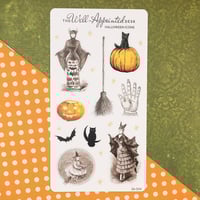 Image 1 of Halloween Icons Sticker Sheet (24-004)