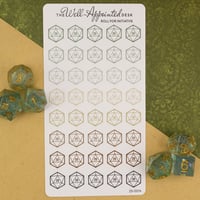 Image 2 of Roll For Initiative Sticker Sheet