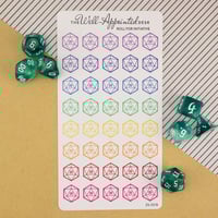 Image 1 of Roll For Initiative Sticker Sheet