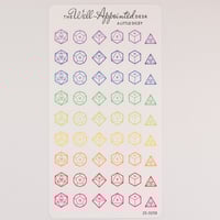 Image 3 of  A Little Dicey Sticker Sheet  (25-005)
