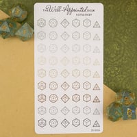 Image 2 of  A Little Dicey Sticker Sheet  (25-005)