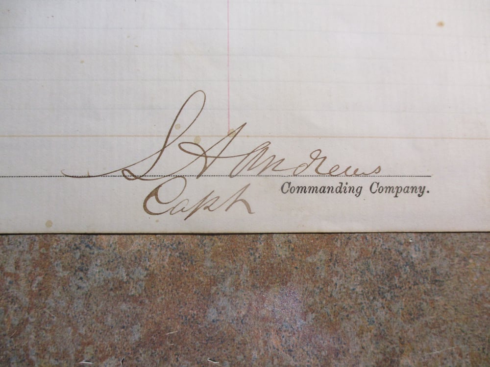 #171-CIVIL WAR SALE: ACCOUNTING FOR UNION SOLDIER'S CLOTHING SUPPLIED BY THE ARMY 1 OF  2 IN SALE