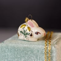 Dandelion Bunny Necklace