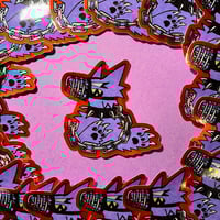 Muzzled Wolf Sticker