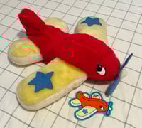 Image 2 of Plush Airplane Sticker