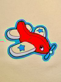 Image 1 of Plush Airplane Sticker