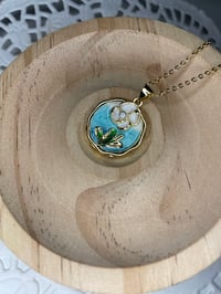 Image 2 of Fresh bloom 14k GP necklace