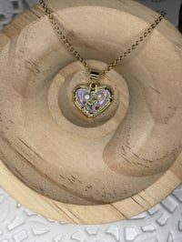 Image 3 of Heart of Gold necklace 14k GP