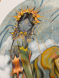 Image 4 of Micah original on wood 