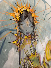 Image 5 of Micah original on wood 