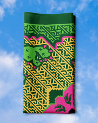 Image 4 of Melanie Cervantes (Xicanx) "Solo el Pueblo, Salva al Pueblo." bandana