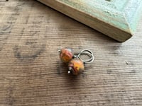 Image 9 of  Basha bead sterling silver earrings 