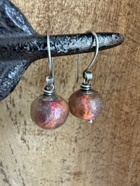 Image 8 of  Basha bead sterling silver earrings 