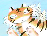 Angel Tiger Mini Print
