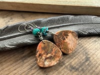 Image 8 of 'Earth Within” Sterling and gemstones earrings n207