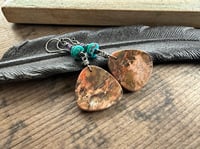 Image 9 of 'Earth Within” Sterling and gemstones earrings n207