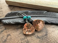 Image 10 of 'Earth Within” Sterling and gemstones earrings n207