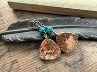 Image 12 of 'Earth Within” Sterling and gemstones earrings n207